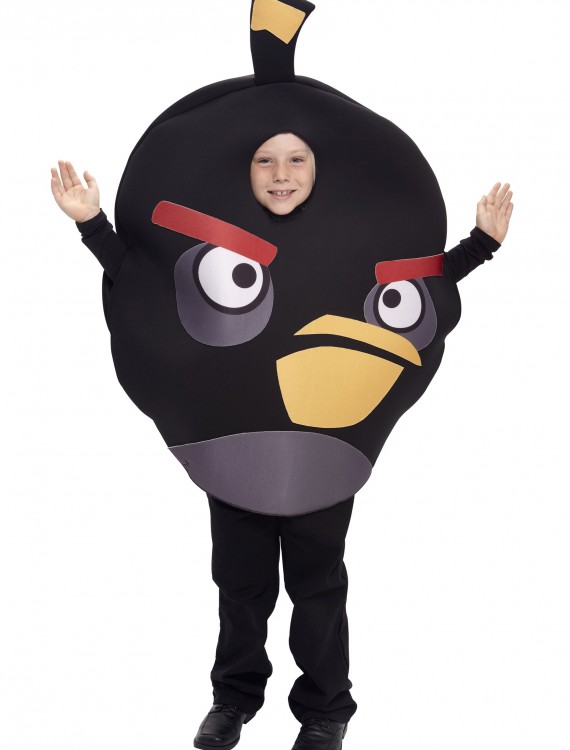 Kids Black Angry Bird Costume, halloween costume (Kids Black Angry Bird Costume)