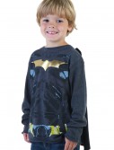 Kids Black Batman Long Sleeve Costume Shirt, halloween costume (Kids Black Batman Long Sleeve Costume Shirt)