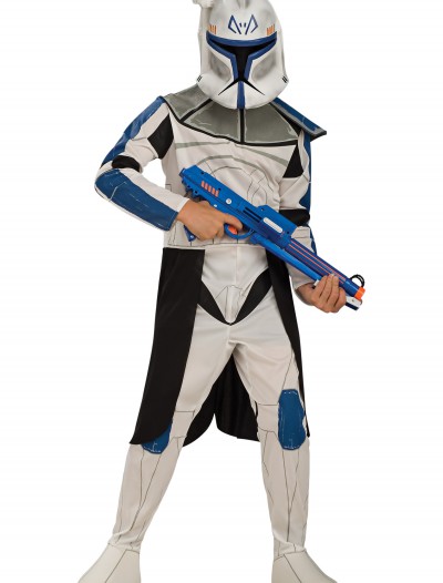 Kids Blue Clone Trooper Leader Rex Costume, halloween costume (Kids Blue Clone Trooper Leader Rex Costume)