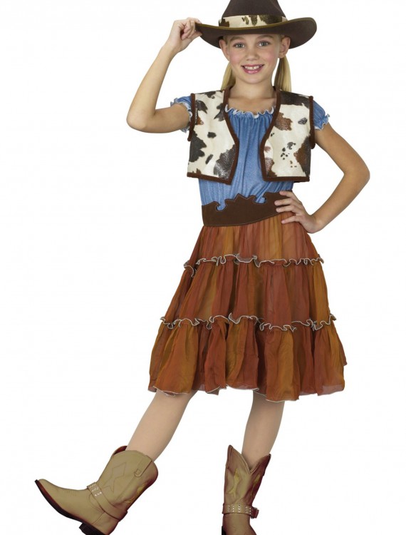 Kids Cowgirl Costume, halloween costume (Kids Cowgirl Costume)