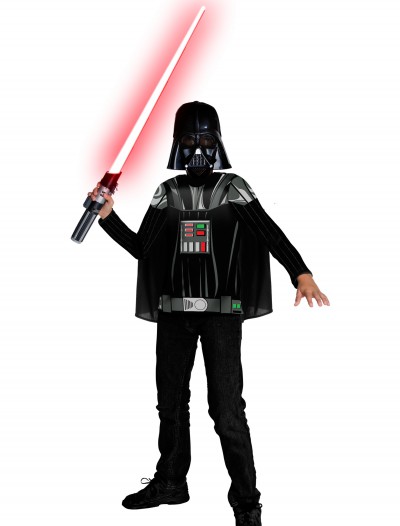Kids Darth Vader Top and Mask, halloween costume (Kids Darth Vader Top and Mask)