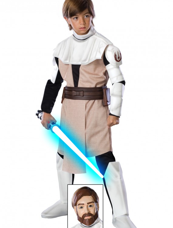 Kids Deluxe Obi Wan Kenobi Costume, halloween costume (Kids Deluxe Obi Wan Kenobi Costume)
