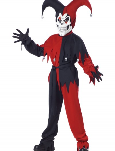 Kids Evil Jester Costume, halloween costume (Kids Evil Jester Costume)
