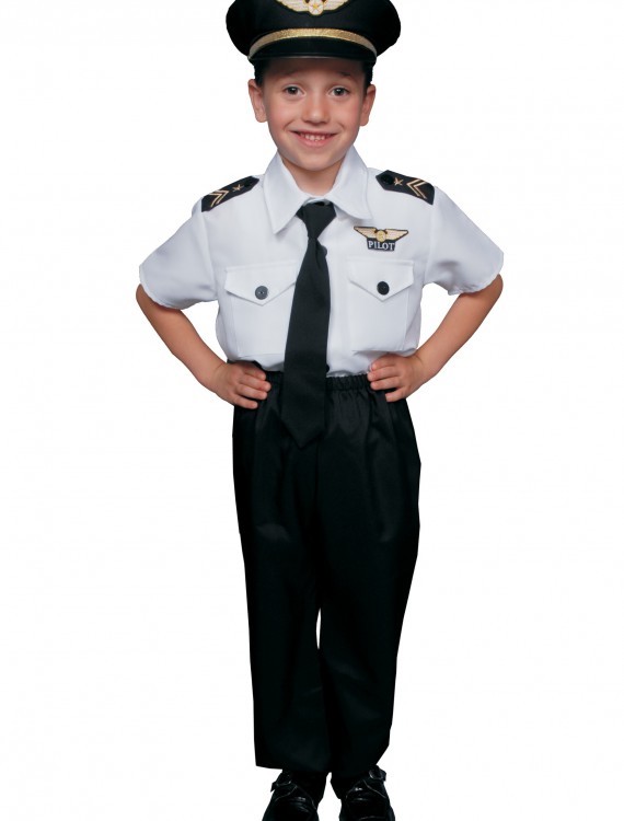 Kids Pilot Costume, halloween costume (Kids Pilot Costume)