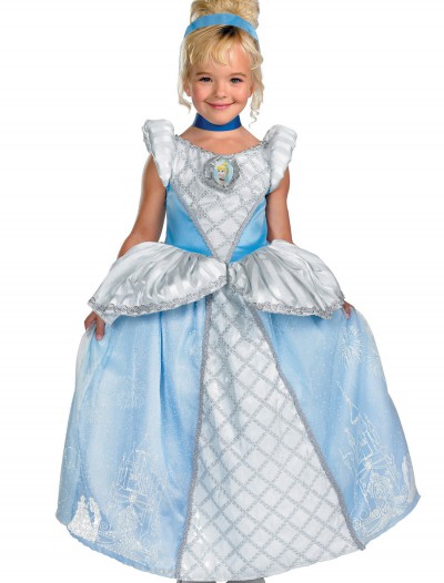 Kids Prestige Cinderella Costume, halloween costume (Kids Prestige Cinderella Costume)