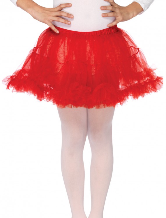 Kids Red Petticoat, halloween costume (Kids Red Petticoat)