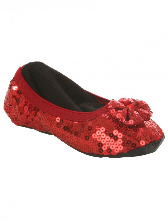 Kids Red Slippers, halloween costume (Kids Red Slippers)