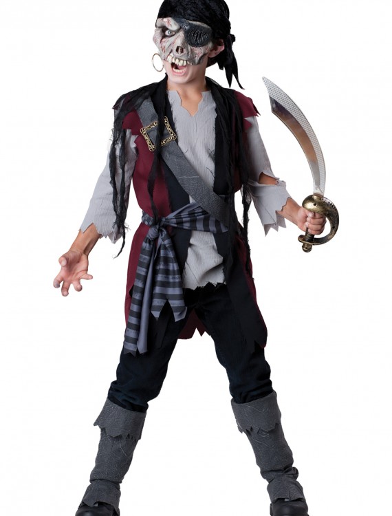 Kids Shipwrecked Pirate Costume, halloween costume (Kids Shipwrecked Pirate Costume)