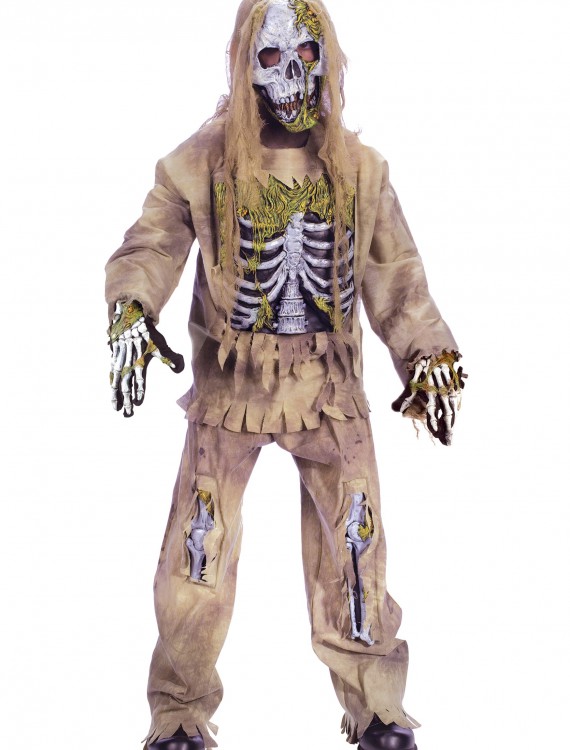 Kids Skeleton Zombie Costume, halloween costume (Kids Skeleton Zombie Costume)