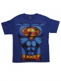 Boys Superman Costume T-Shirt, halloween costume (Boys Superman Costume T-Shirt)