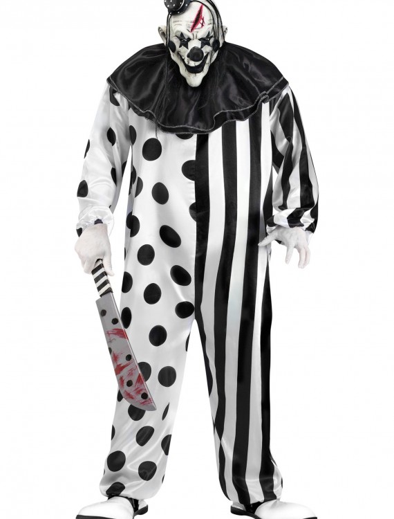 Killer Clown Plus Size Costume, halloween costume (Killer Clown Plus Size Costume)