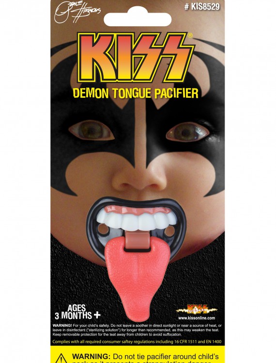 KISS Gene Simmons Pacifier, halloween costume (KISS Gene Simmons Pacifier)