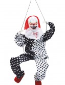 Leg Kicking Clown on Swing, halloween costume (Leg Kicking Clown on Swing)