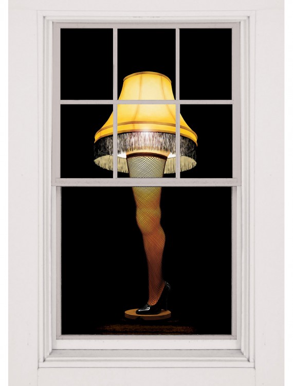 Leg Lamp Window Cling, halloween costume (Leg Lamp Window Cling)