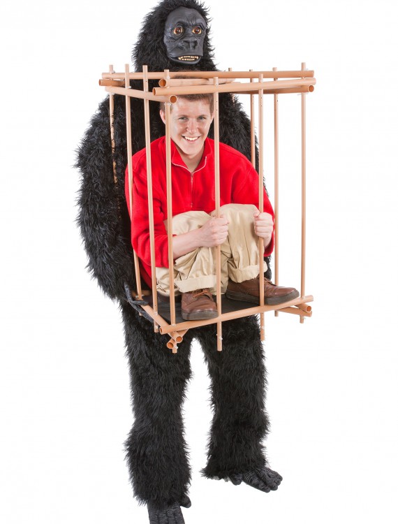 Man in a Gorilla Cage Costume, halloween costume (Man in a Gorilla Cage Costume)