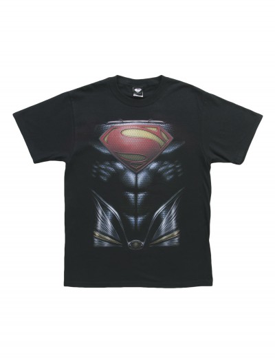 Man of Steel Superman Costume T-Shirt, halloween costume (Man of Steel Superman Costume T-Shirt)