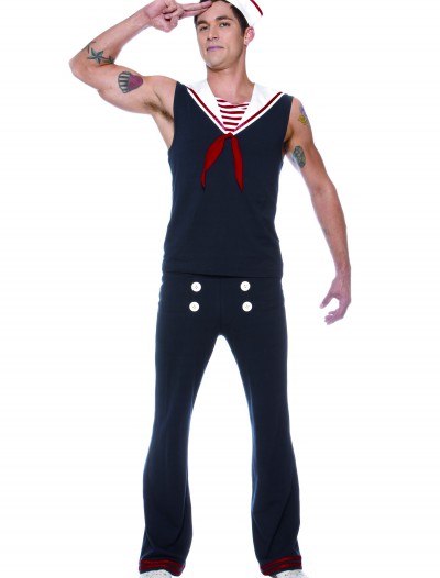 Mens Deckhand Sailor Costume, halloween costume (Mens Deckhand Sailor Costume)