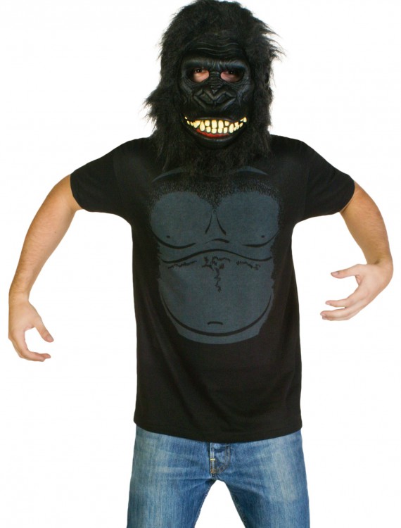 Mens Gorilla Costume T-Shirt, halloween costume (Mens Gorilla Costume T-Shirt)