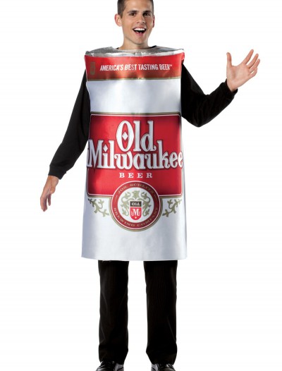 Mens Old Milwaukee Beer Costume, halloween costume (Mens Old Milwaukee Beer Costume)
