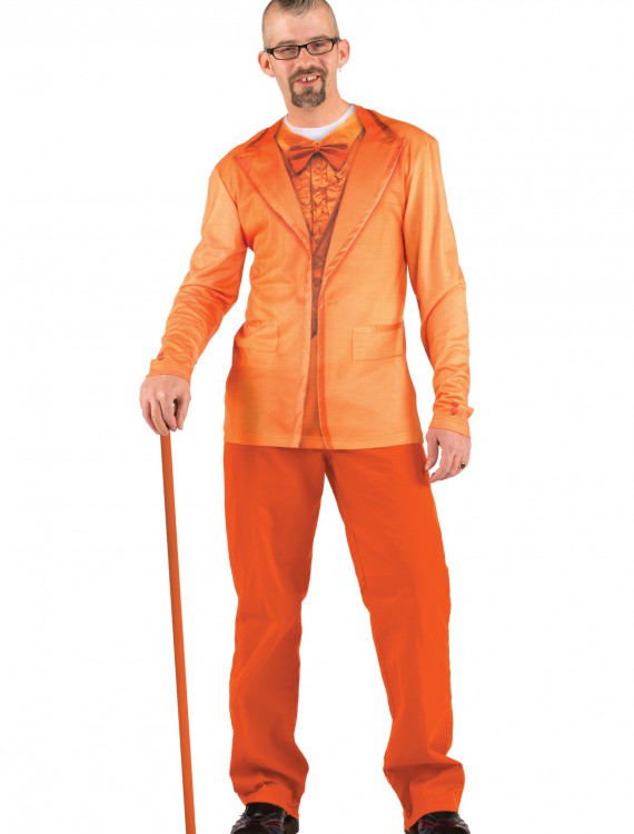 Mens Orange Tuxedo Costume TShirt, halloween costume (Mens Orange Tuxedo Costume TShirt)