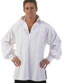 Men's White Renaissance Shirt, halloween costume (Men's White Renaissance Shirt)