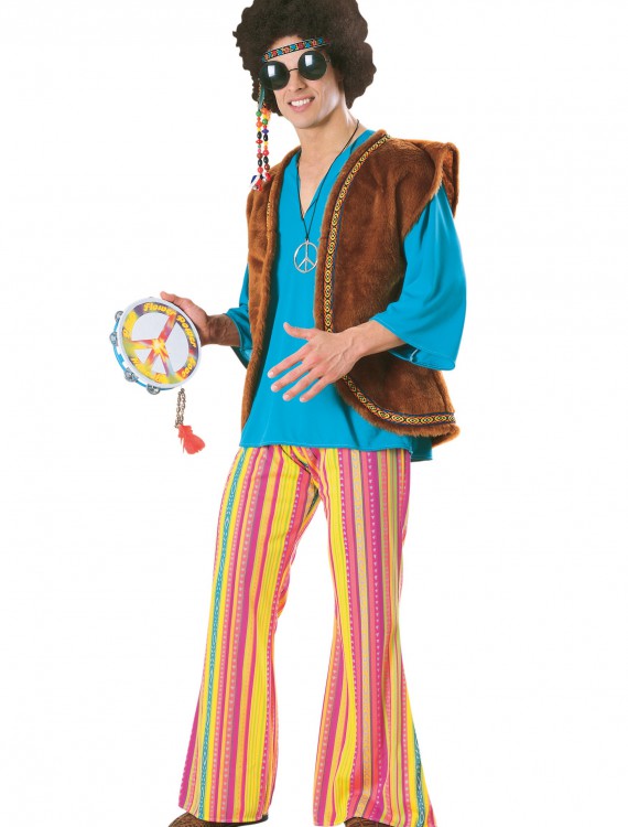 Men's Woodstock Costume, halloween costume (Men's Woodstock Costume)