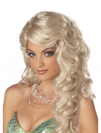 Mermaid Blonde Wig, halloween costume (Mermaid Blonde Wig)