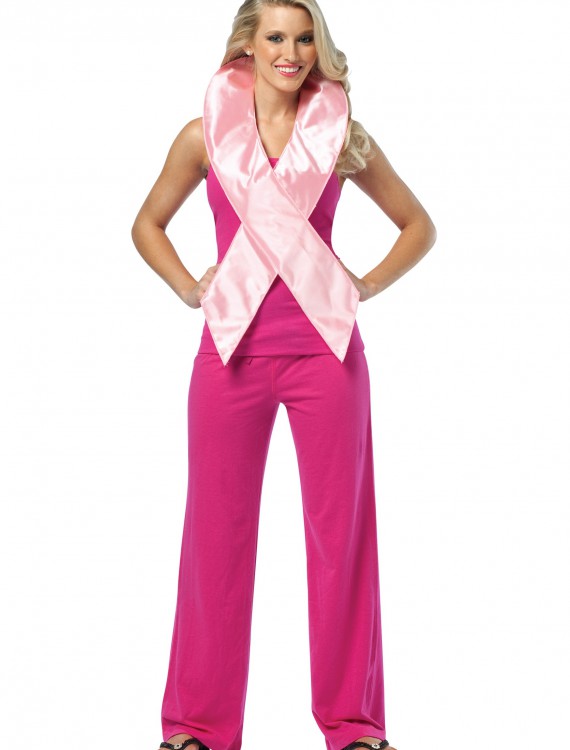 Mini Adult Pink Ribbon Costume, halloween costume (Mini Adult Pink Ribbon Costume)