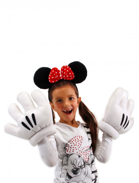 Minnie Ears & Glove Set, halloween costume (Minnie Ears & Glove Set)