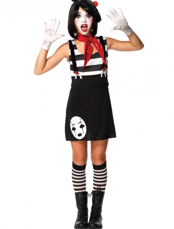 Miss Mime Tween Costume, halloween costume (Miss Mime Tween Costume)
