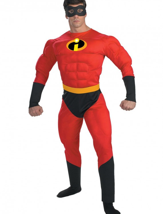 Mr. Incredible Deluxe Muscle Plus Size Costume, halloween costume (Mr. Incredible Deluxe Muscle Plus Size Costume)