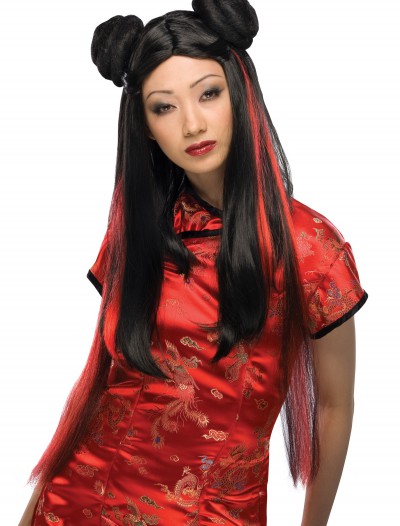 Ms. Chow Geisha Wig, halloween costume (Ms. Chow Geisha Wig)