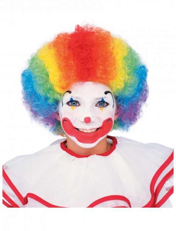 Kids Multi Color Clown Wig, halloween costume (Kids Multi Color Clown Wig)