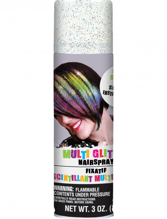 Multicolor Glitter Hairspray, halloween costume (Multicolor Glitter Hairspray)