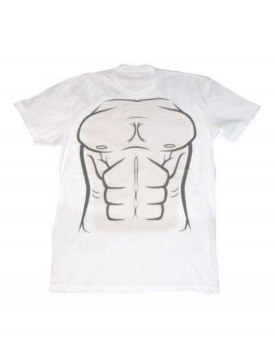 Muscle Chest Illustrated Costume T-Shirt, halloween costume (Muscle Chest Illustrated Costume T-Shirt)