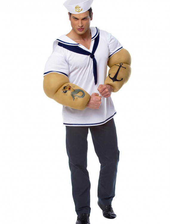 Muscle Sailor Shirt, halloween costume (Muscle Sailor Shirt)
