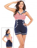 Nautical Pin Up Sailor Costume, halloween costume (Nautical Pin Up Sailor Costume)