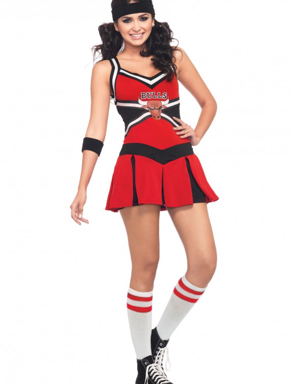 NBA Chicago Bulls Cheerleader Costume, halloween costume (NBA Chicago Bulls Cheerleader Costume)