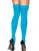 Neon Blue Thigh High Stockings, halloween costume (Neon Blue Thigh High Stockings)