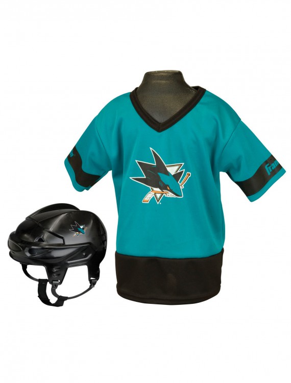 NHL San Jose Sharks Kid's Uniform Set, halloween costume (NHL San Jose Sharks Kid's Uniform Set)
