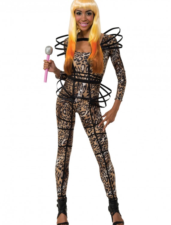 Nicki Minaj Leopard Catsuit, halloween costume (Nicki Minaj Leopard Catsuit)