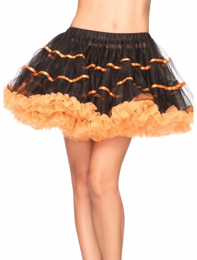 Orange and Black Tulle Petticoat, halloween costume (Orange and Black Tulle Petticoat)
