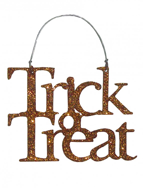 Orange Trick or Treat Sign, halloween costume (Orange Trick or Treat Sign)