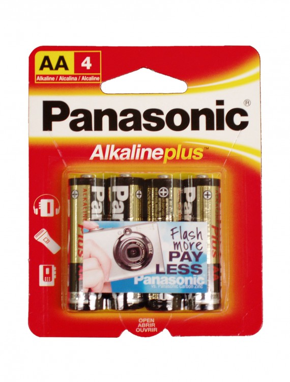 Panasonic Alkaline Plus AA Batteries 4-Pack, halloween costume (Panasonic Alkaline Plus AA Batteries 4-Pack)