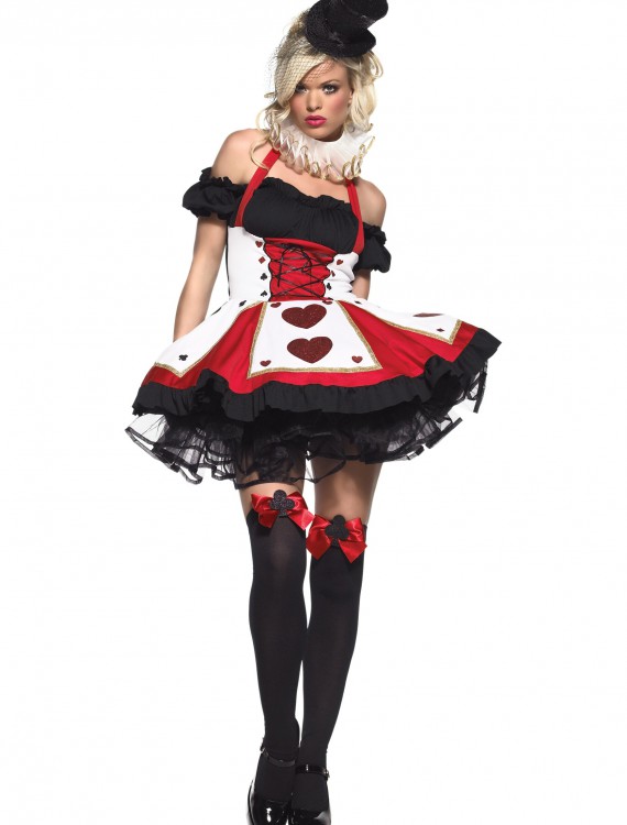 Peasant Top Queen of Hearts Costume, halloween costume (Peasant Top Queen of Hearts Costume)
