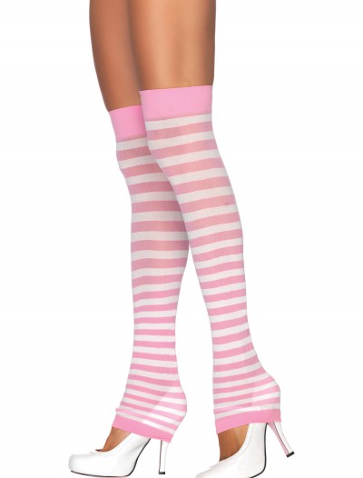 Pink and White Leg Warmers, halloween costume (Pink and White Leg Warmers)