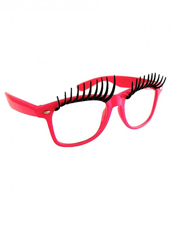 Pink Eyelash Glasses, halloween costume (Pink Eyelash Glasses)