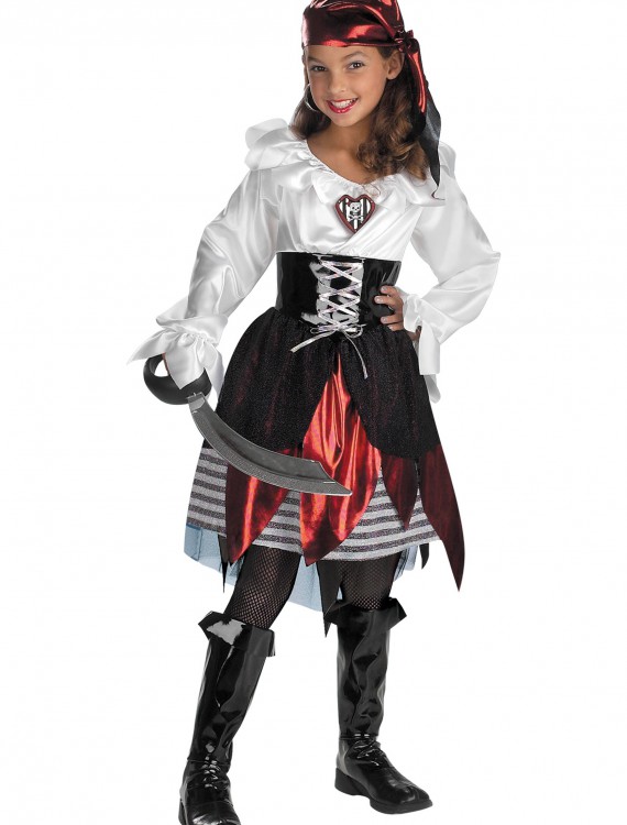 Pirate Lass Child Costume, halloween costume (Pirate Lass Child Costume)