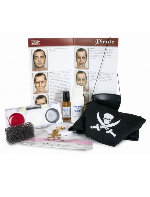 Pirate Makeup Kit, halloween costume (Pirate Makeup Kit)