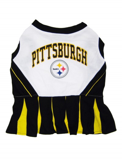 Pittsburgh Steelers Dog Cheerleader Outfit, halloween costume (Pittsburgh Steelers Dog Cheerleader Outfit)